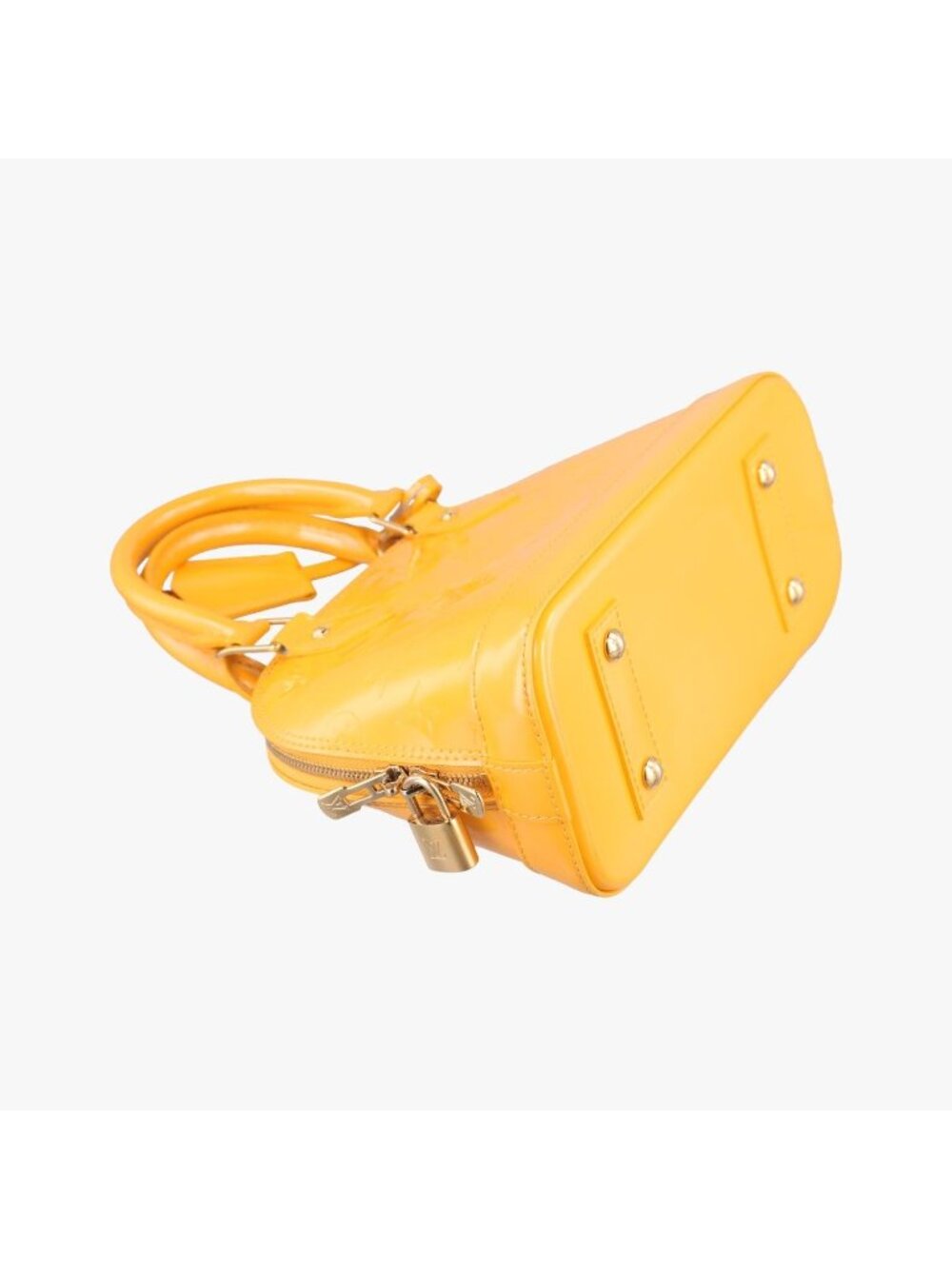 Louis Vuitton Alma PM Jaune Passion Vernis Handbag - Picture 5 of 16